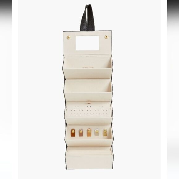 Nordstrom Expandable Mini Hexagon Fold-Up Travel Jewelry Case - Picture 1 of 15